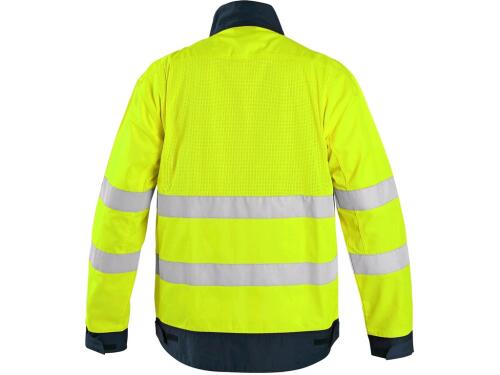 Blůza CXS HALIFAX, výstražná se síťovinou, pánská, žluto-modrá, vel. 56